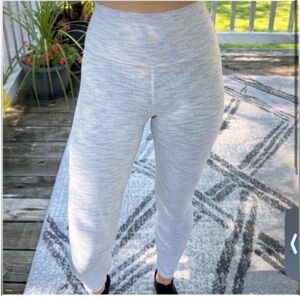 Lululemon Athletica Striped Gray Leggings